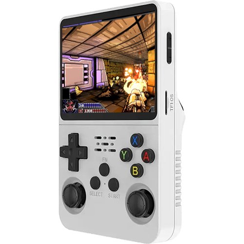 ANBERNIC RG353V Retro Handheld Game Console - Best gifts Retro Console - OLDIGITALS White 128G OLDigitals