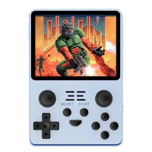 Powkiddy NEW RGB20S Retro Handheld Game Console - Best gifts Retro Console - OLDIGITALS Blue 144GB (20000+ GAMES) OLDigitals Handheld Game Console