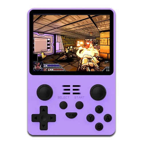 Powkiddy NEW RGB20S Retro Handheld Game Console - Best gifts Retro Console - OLDIGITALS Purple 144GB (20000+ GAMES) OLDigitals Handheld Game Console