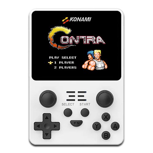 Powkiddy NEW RGB20S Retro Handheld Game Console - Best gifts Retro Console - OLDIGITALS White 144GB (20000+ GAMES) OLDigitals Handheld Game Console