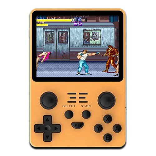 Powkiddy NEW RGB20S Retro Handheld Game Console - Best gifts Retro Console - OLDIGITALS Orange 144GB (20000+ GAMES) OLDigitals Handheld Game Console